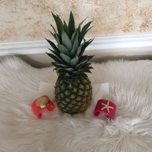 Beachy Mud Pie starfish & sea shell bracelets